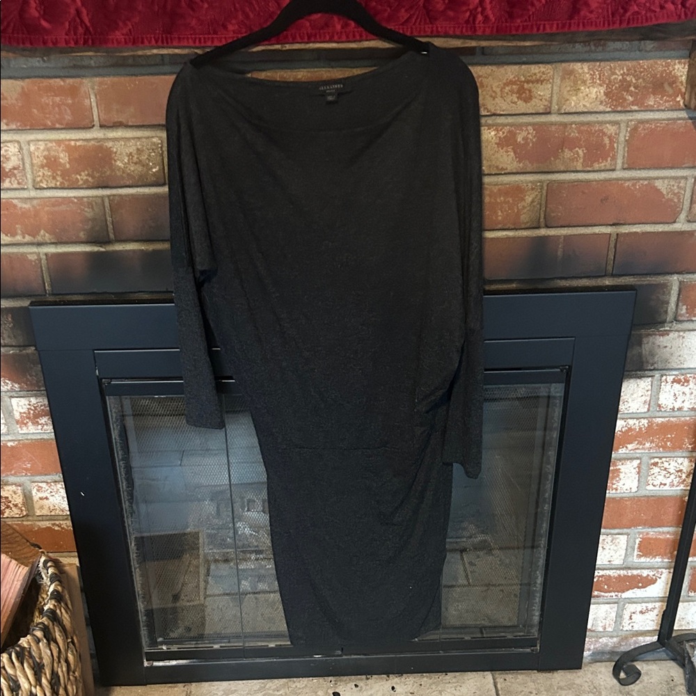 All Saints dark grey dress
